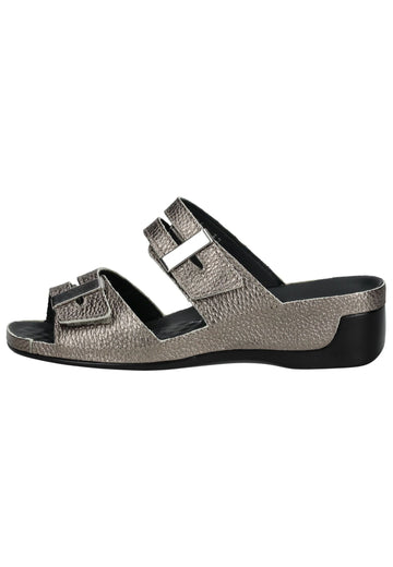 Vital Pantoletten Leder Gold