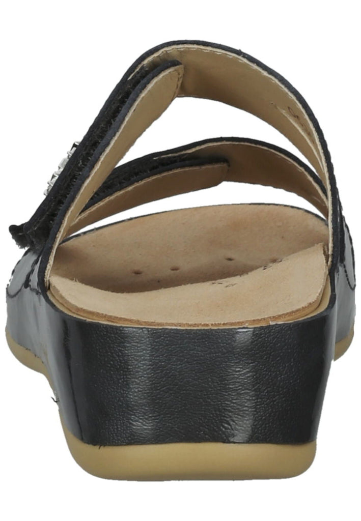 Vital Pantoletten Leder Grau