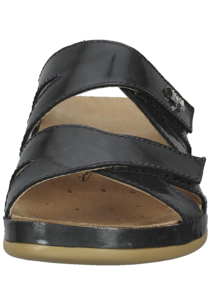 Vital Pantoletten Leder Grau