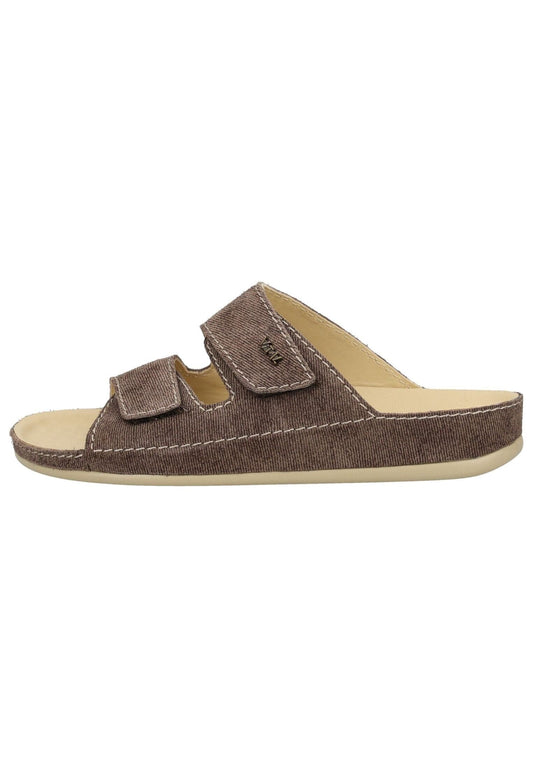 Vital Pantoletten Leder Hazelnut