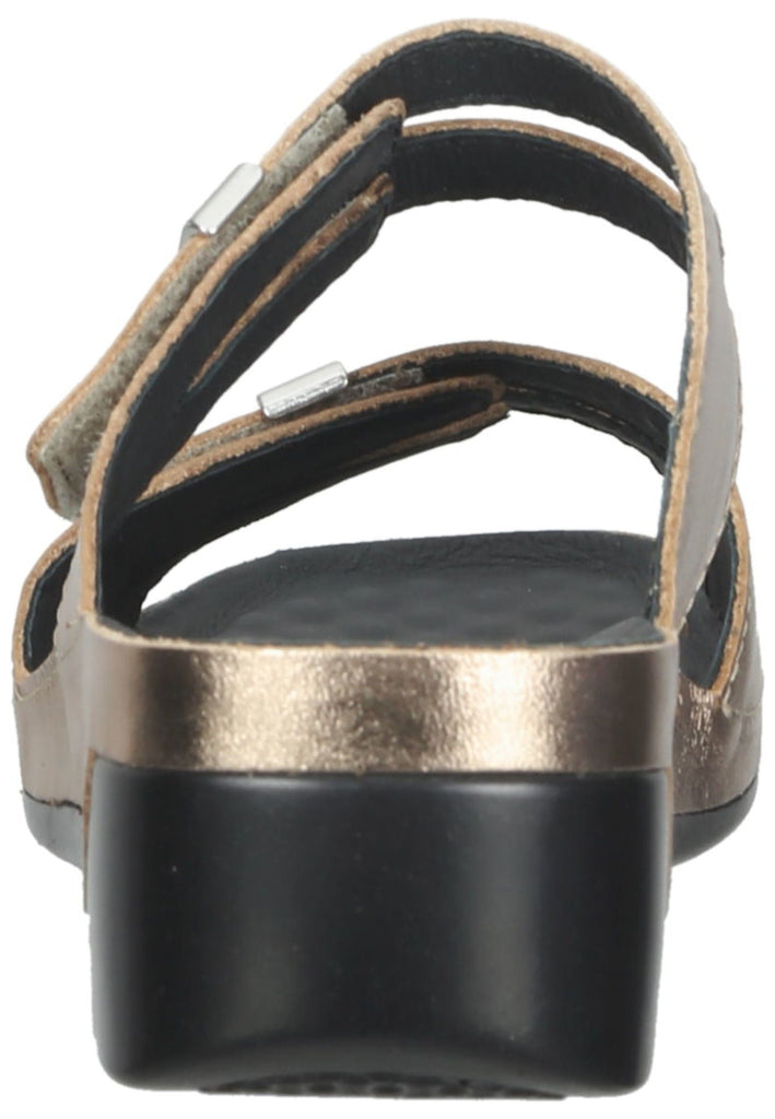Vital Pantoletten Leder Metallic