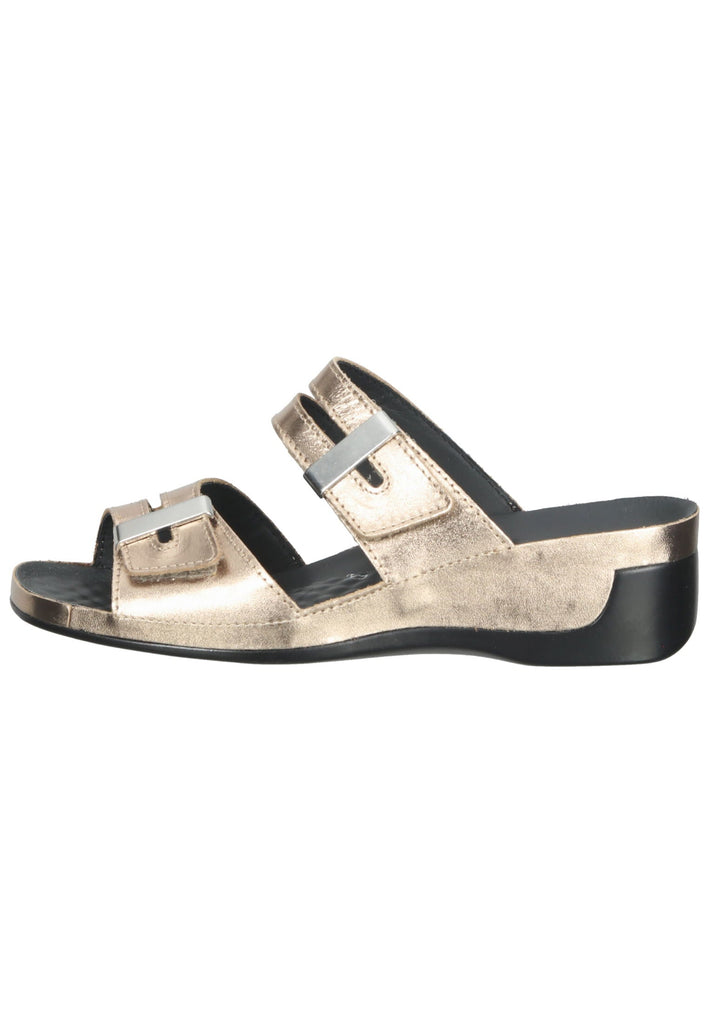 Vital Pantoletten Leder Metallic