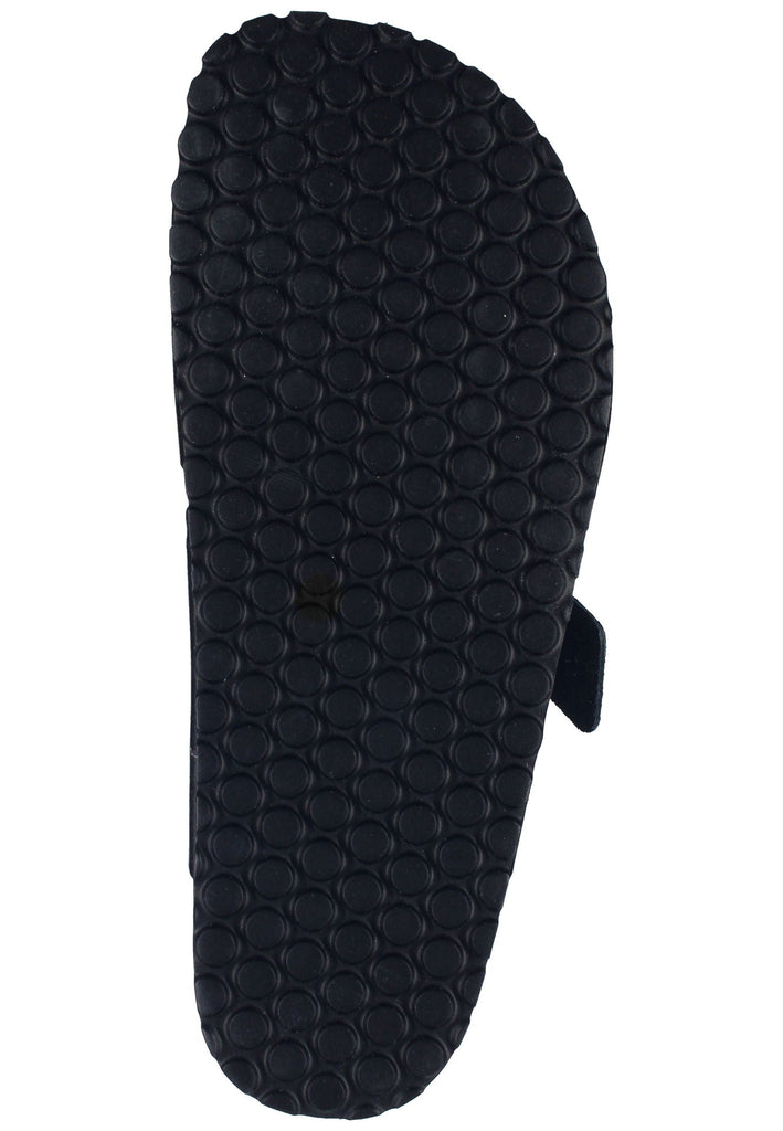 Vital Pantoletten Leder Metallic Anthracite