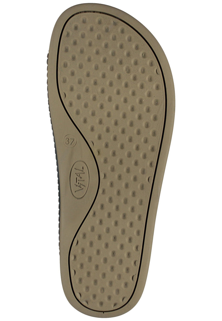Vital Pantoletten Leder Olive