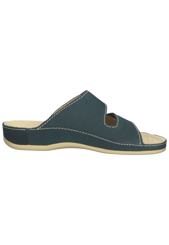 Vital Pantoletten Leder Ozean