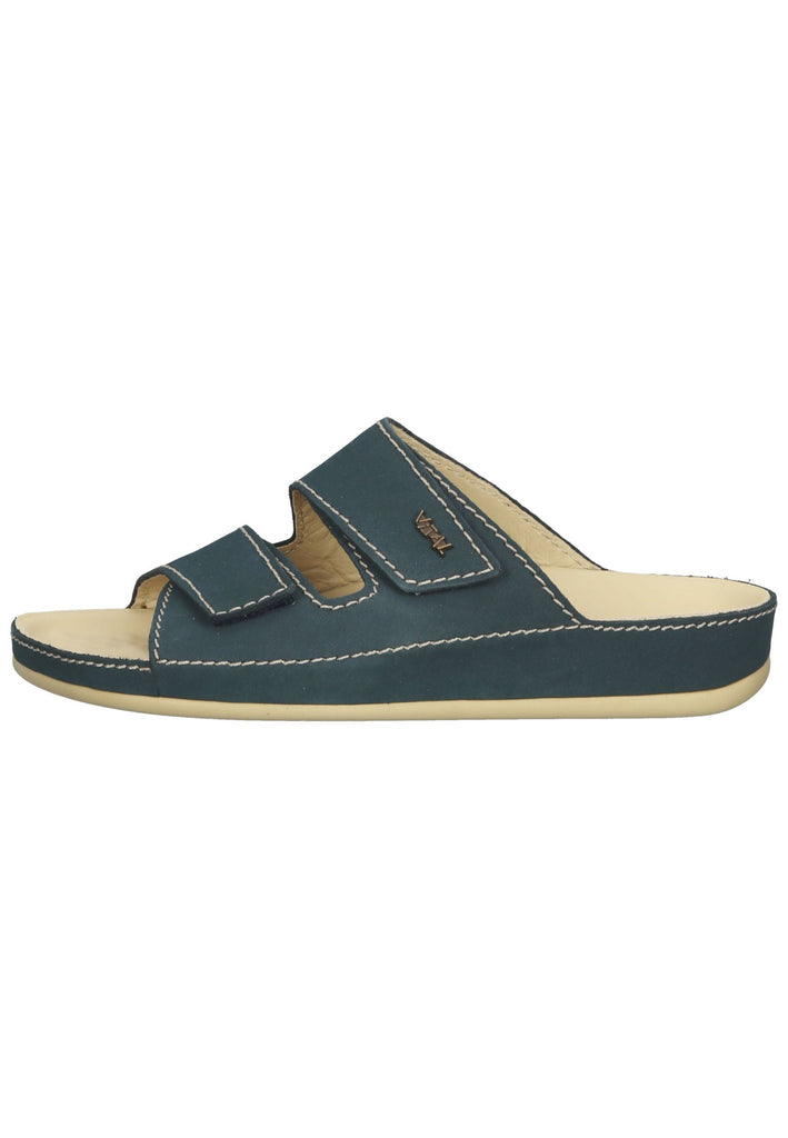 Vital Pantoletten Leder Ozean