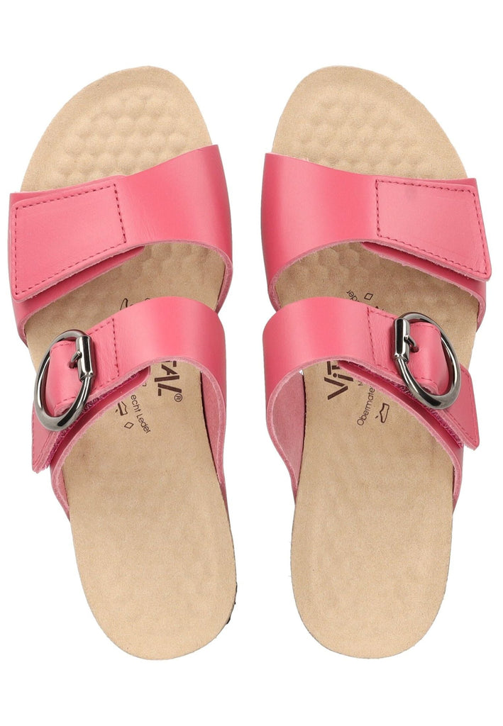 Vital Pantoletten Leder Pink