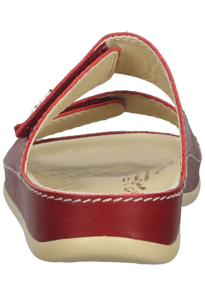 Vital Pantoletten Leder Rot