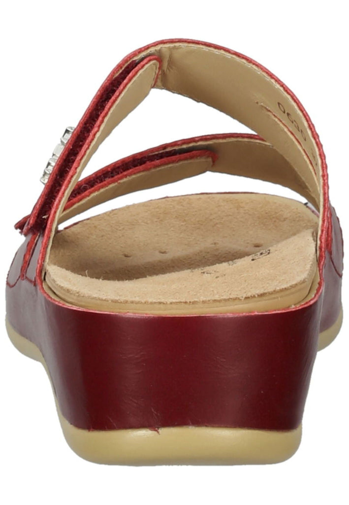 Vital Pantoletten Leder Rot
