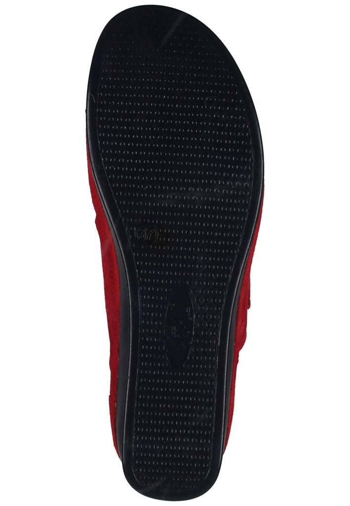 Vital Pantoletten Leder Rot