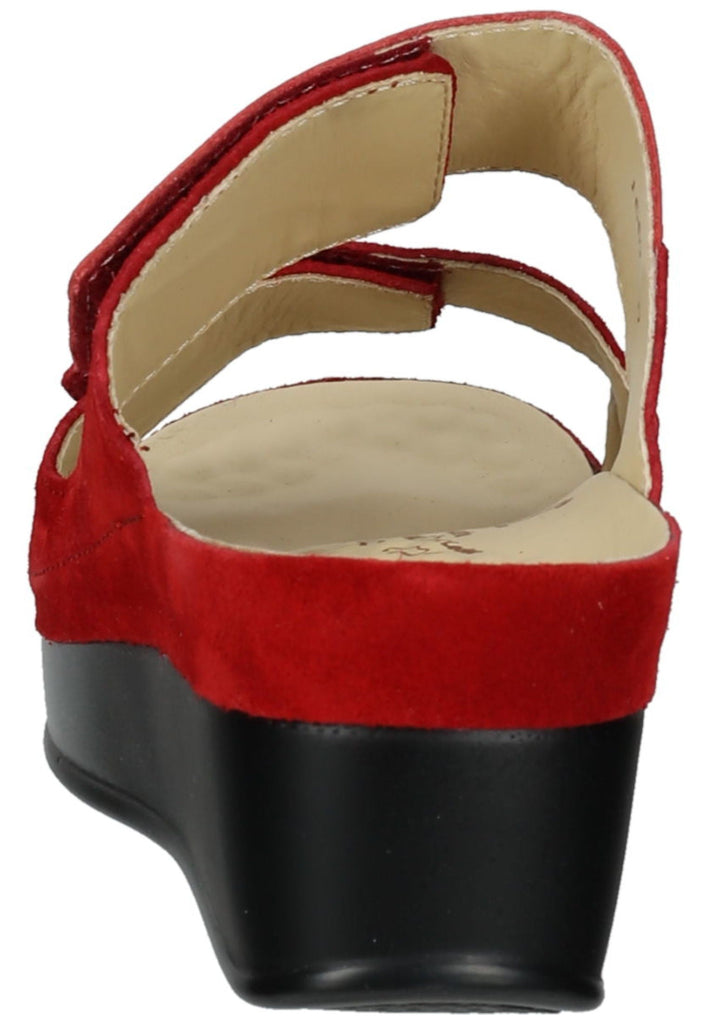 Vital Pantoletten Leder Rot