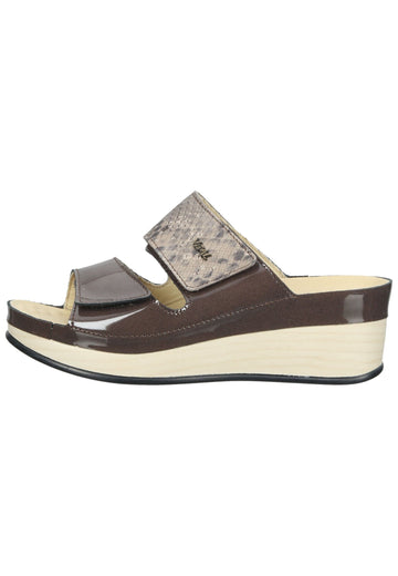 Vital Pantoletten Leder Taupe