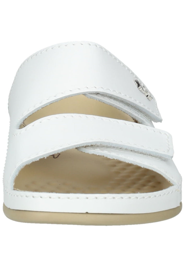 Vital Pantoletten Leder Weiß