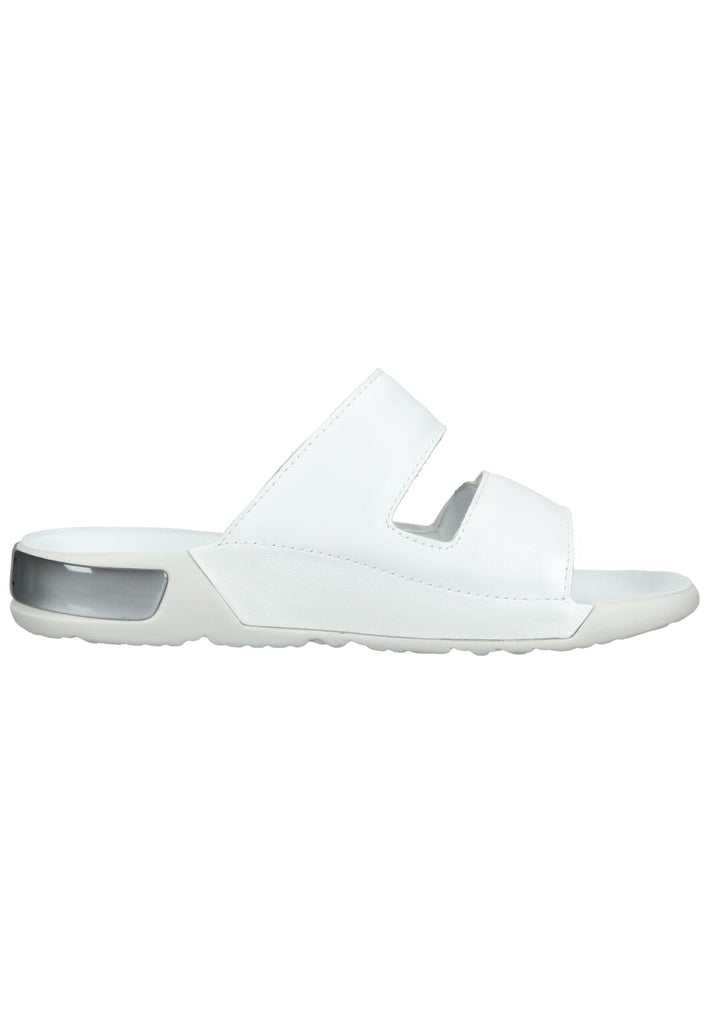 Vital Pantoletten Leder Weiß