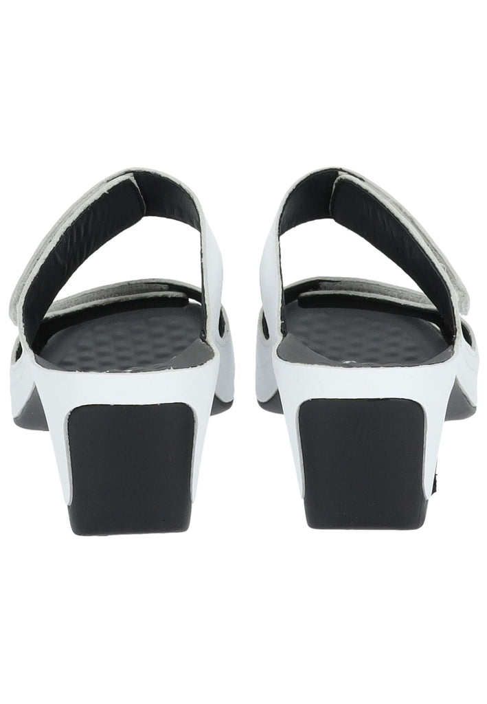 Vital Pantoletten Leder Weiß