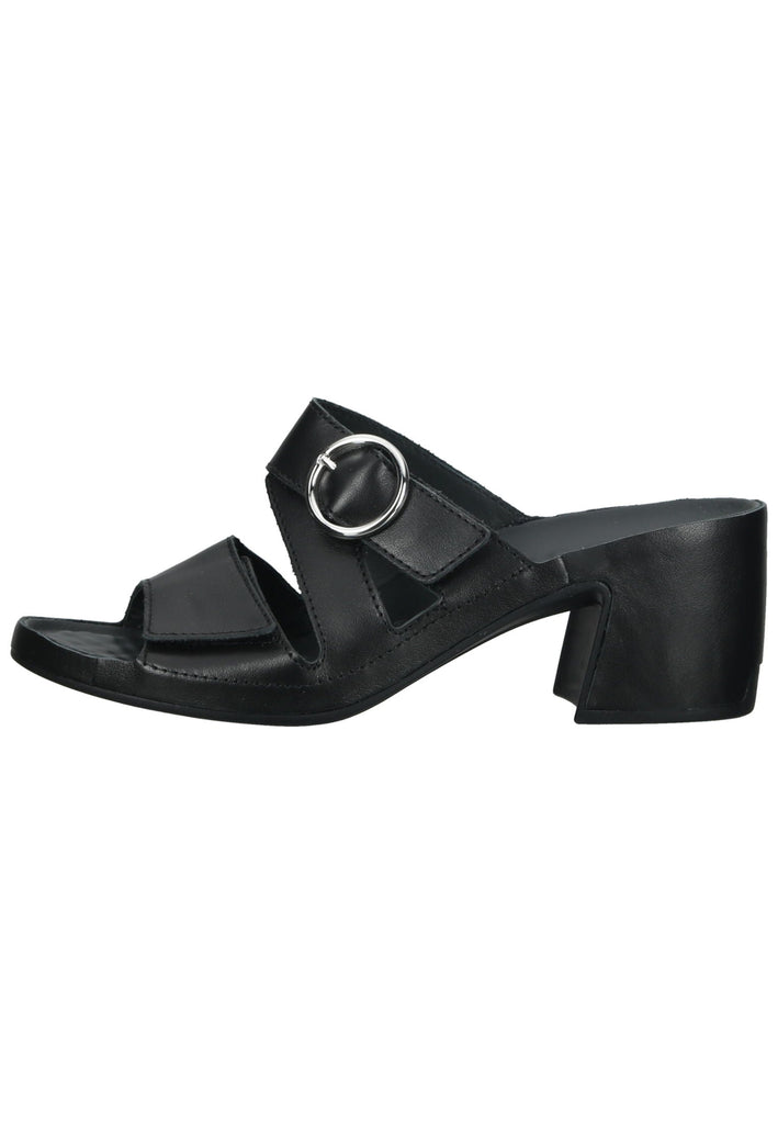 Vital Pantoletten Nappaleder Schwarz