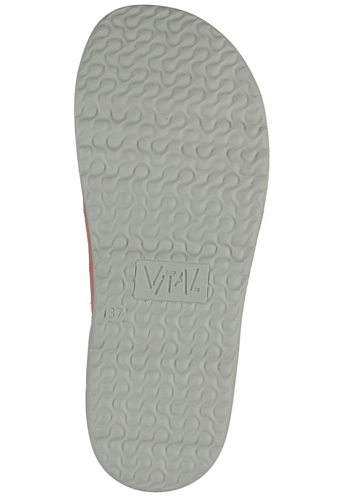 Vital Pantoletten Veloursleder Rose