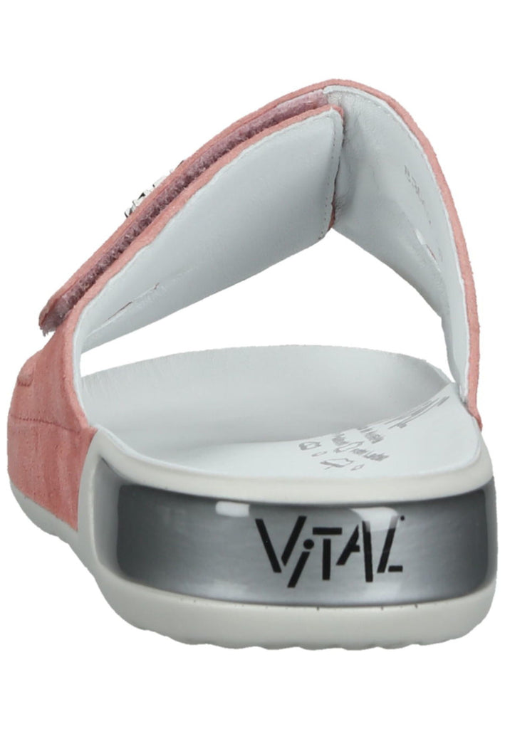 Vital Pantoletten Veloursleder Rose