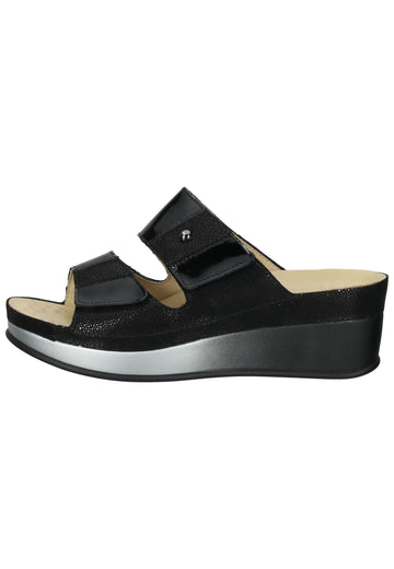 Pantoletten Vital Pantoletten Leder Schwarz Lack