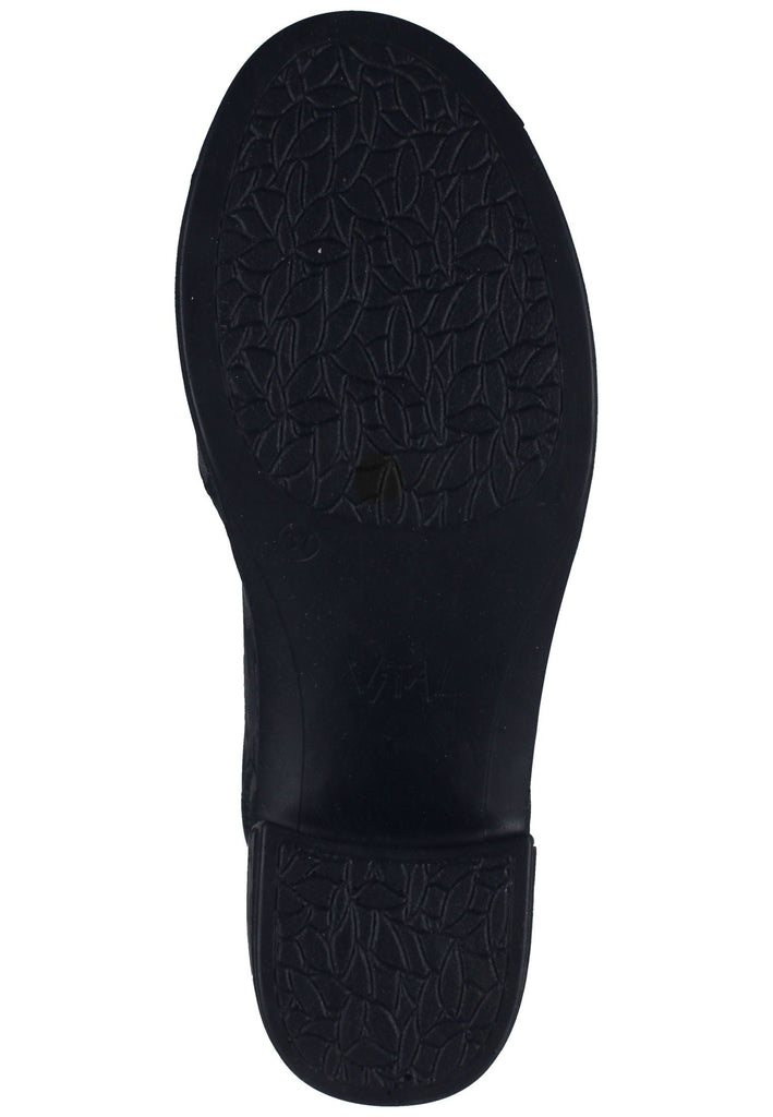 Vital Sandalen Leder Schwarz