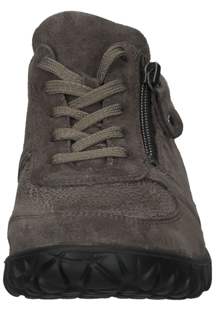 Waldläufer Halbschuhe Leder/Textil Grau
