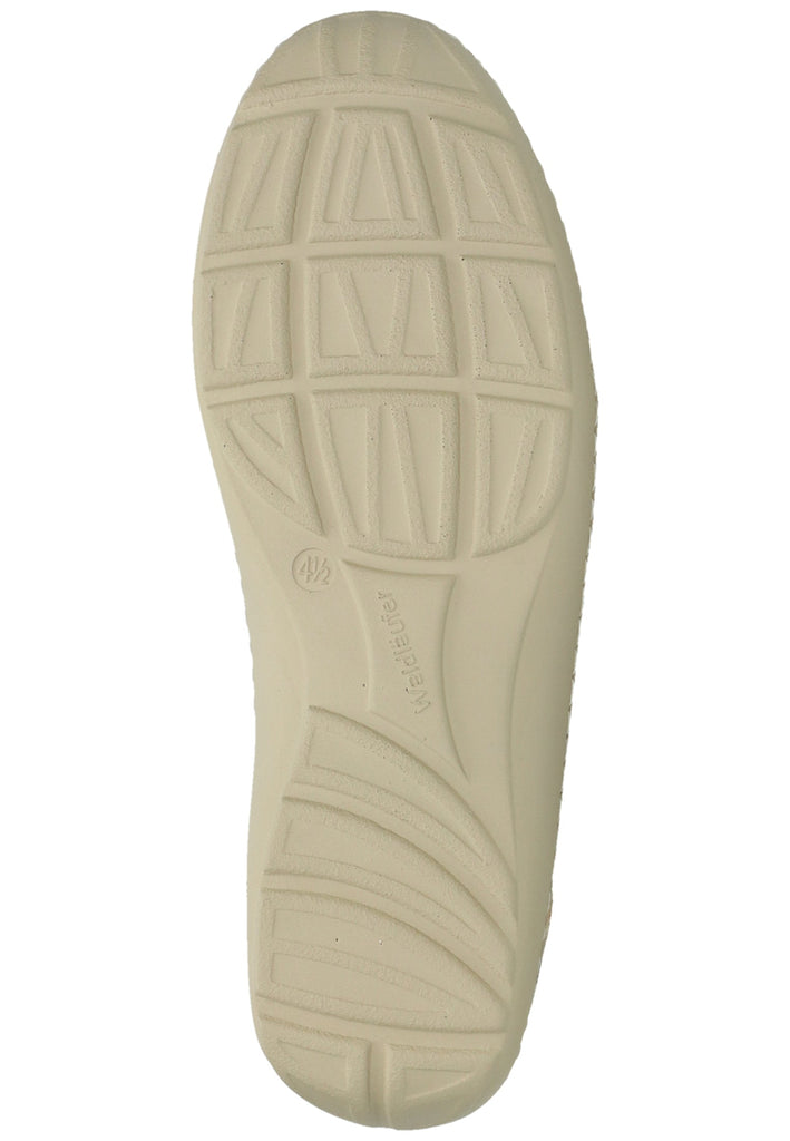 Waldläufer Halbschuhe Leder Weiß Kombi