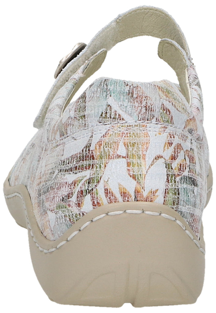 Waldläufer Halbschuhe Leder Weiß Kombi