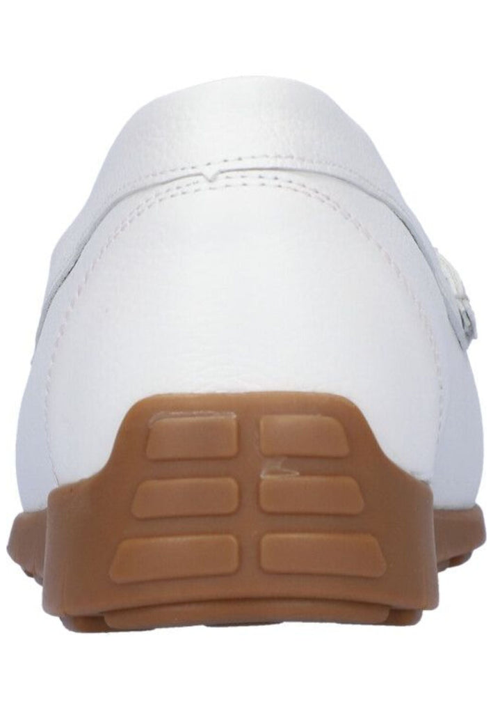 Waldläufer Mokassin Leder Weiß