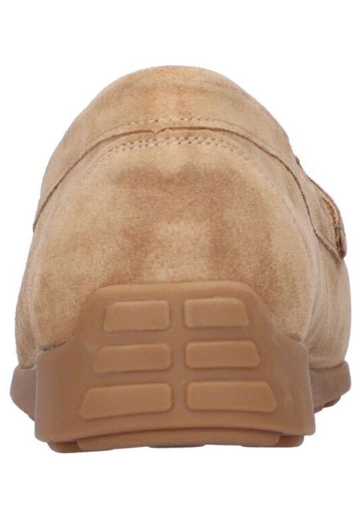 Waldläufer Mokassin Veloursleder Toffee