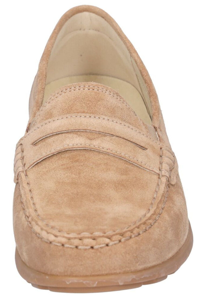 Waldläufer Mokassin Veloursleder Toffee