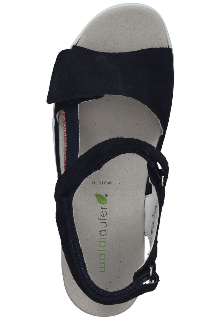 Waldläufer Sandalen Leder Dunkelblau