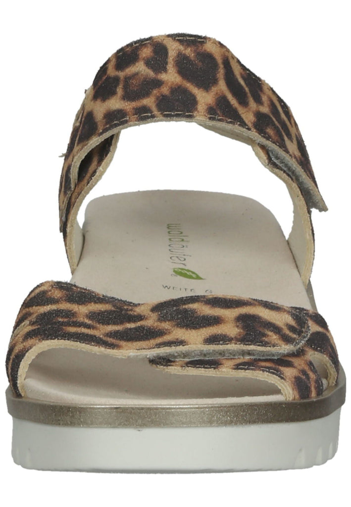 Waldläufer Sandalen Leder Leopard