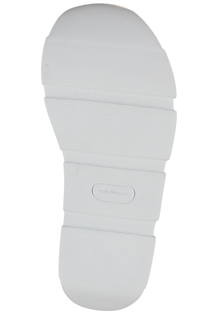 Waldläufer Sandalen Leder Silber