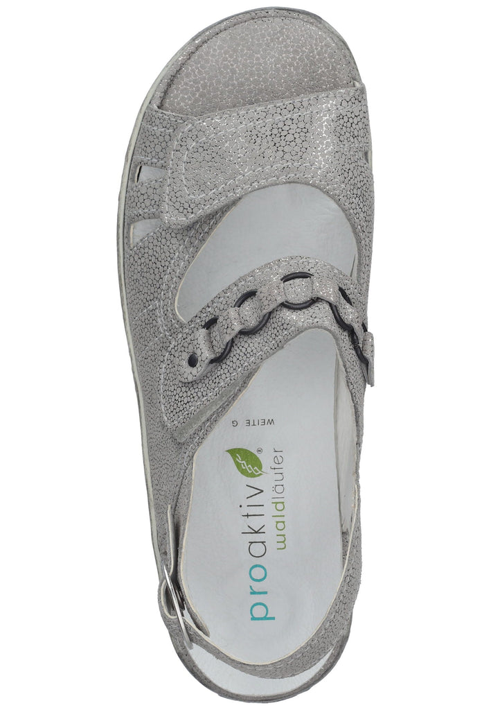 Waldläufer Sandalen Leder Stein