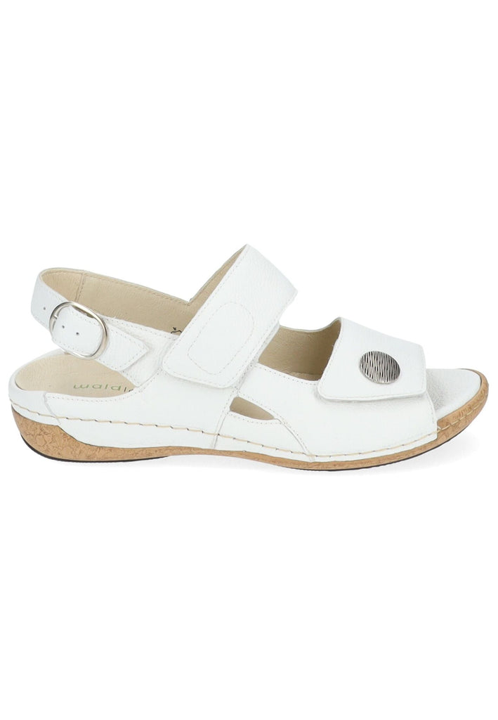 Waldläufer Sandalen Leder Weiß