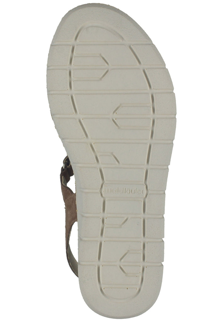 Waldläufer Sandalen Veloursleder Nougat