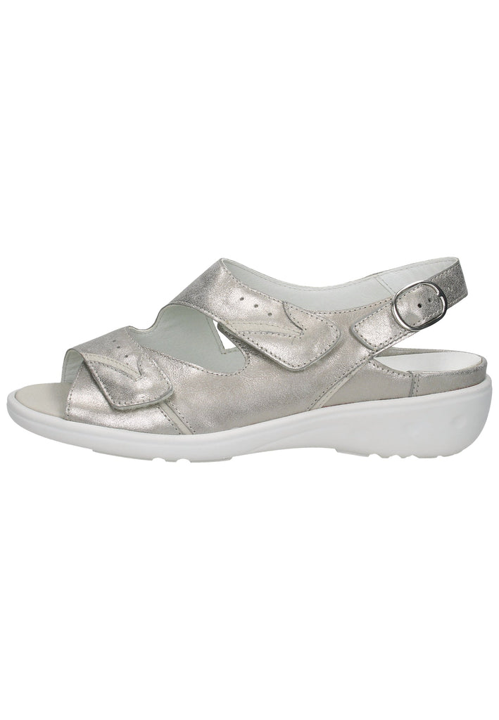 Sandalen Waldläufer Sandalen Leder Hellgrau