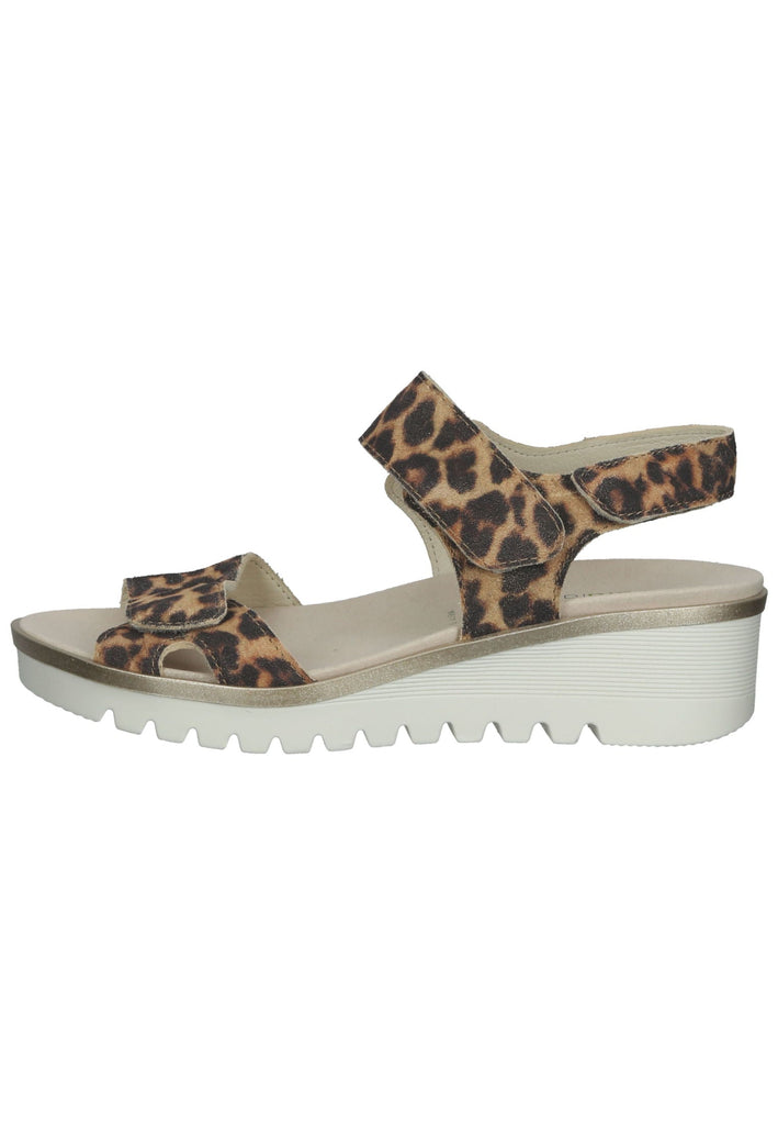 Sandalen Waldläufer Sandalen Leder Leopard