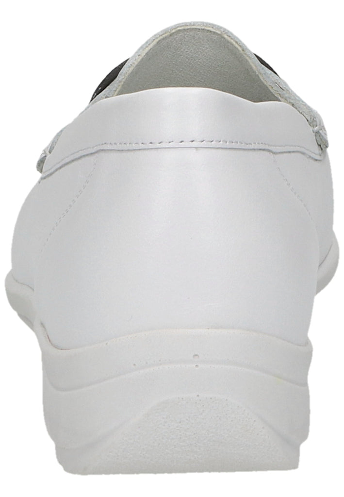 Waldläufer Slipper Leder Weiß