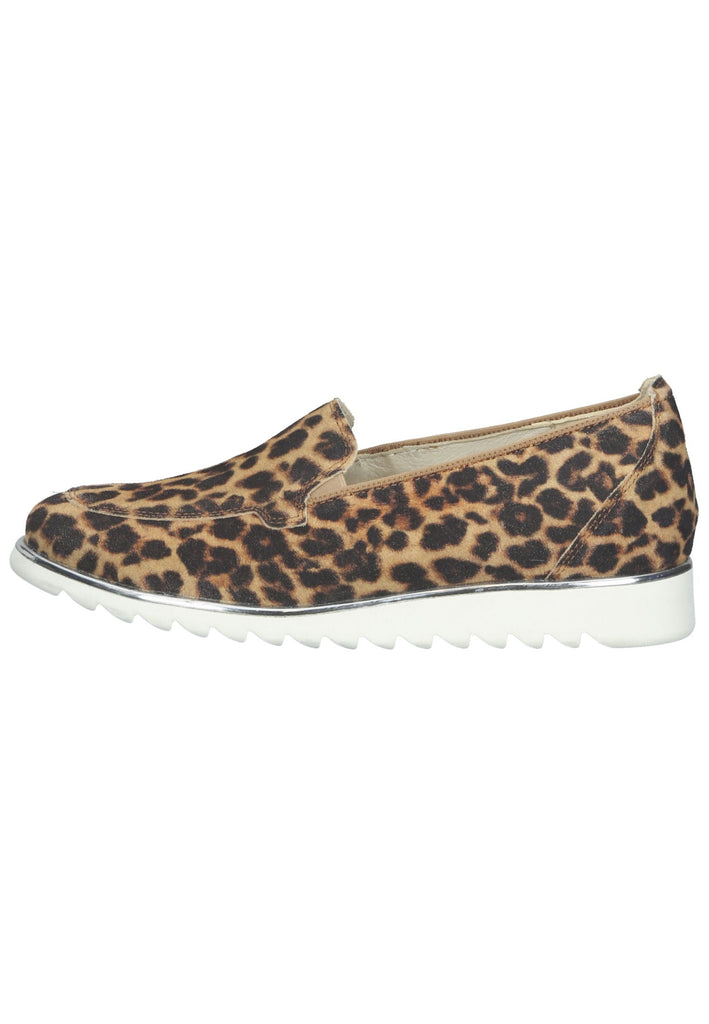 Slipper Waldläufer Slipper Leder Leopard