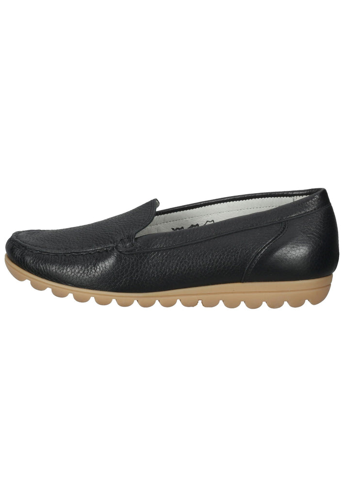 Slipper Waldläufer Slipper Leder Schwarz