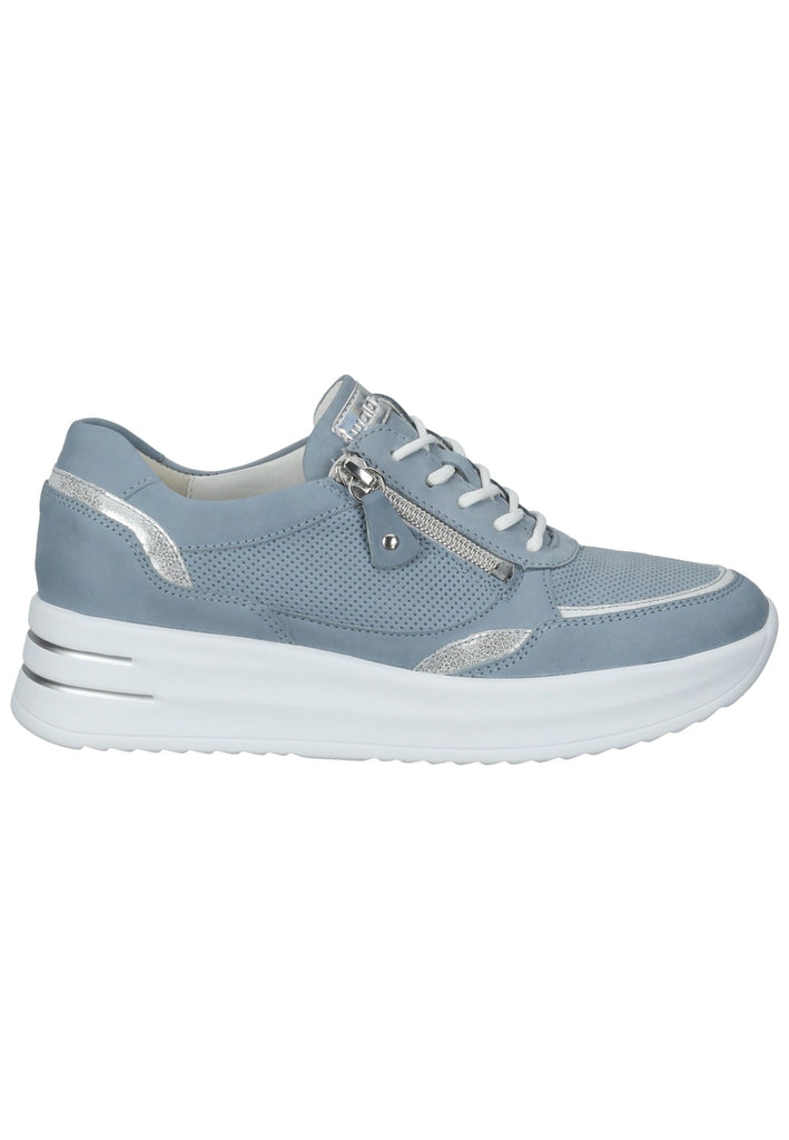 Waldläufer Sneaker Leder Blau/Silber
