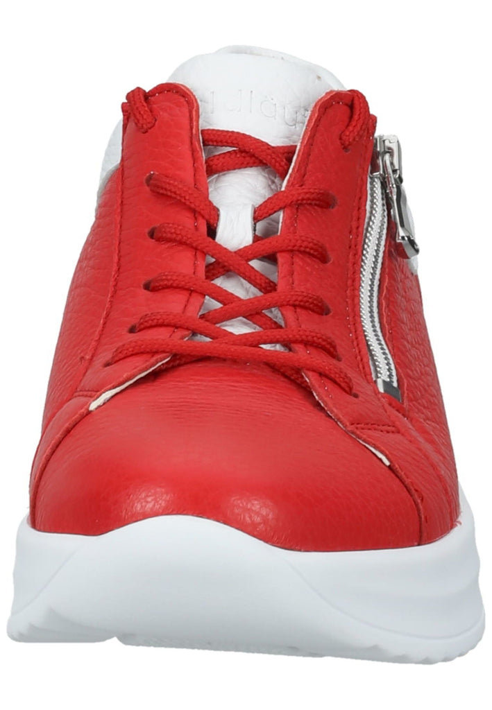 Waldläufer Sneaker Leder Rot/Weiß