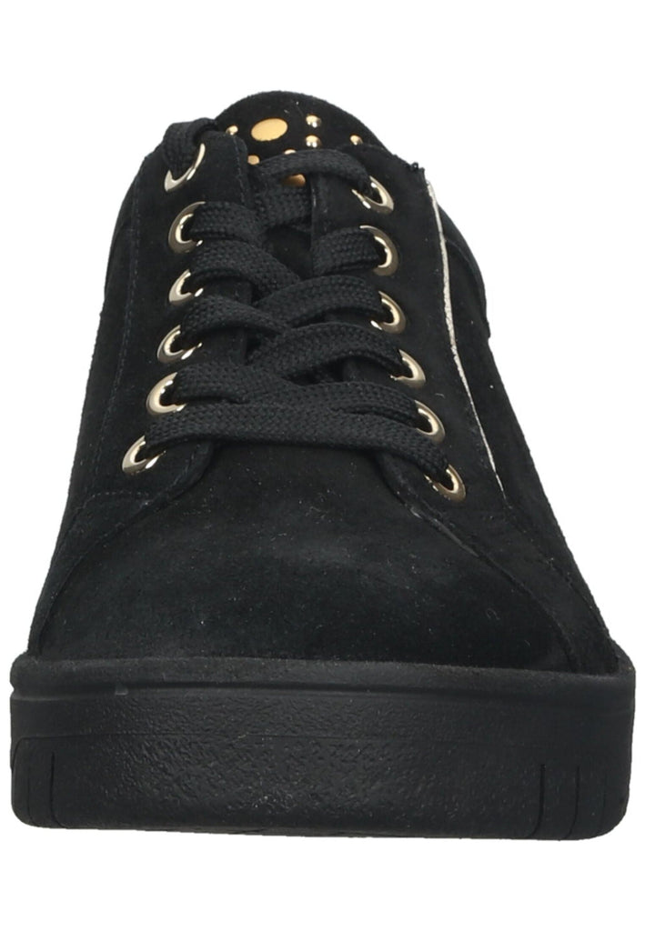 Waldläufer Sneaker Leder Schwarz