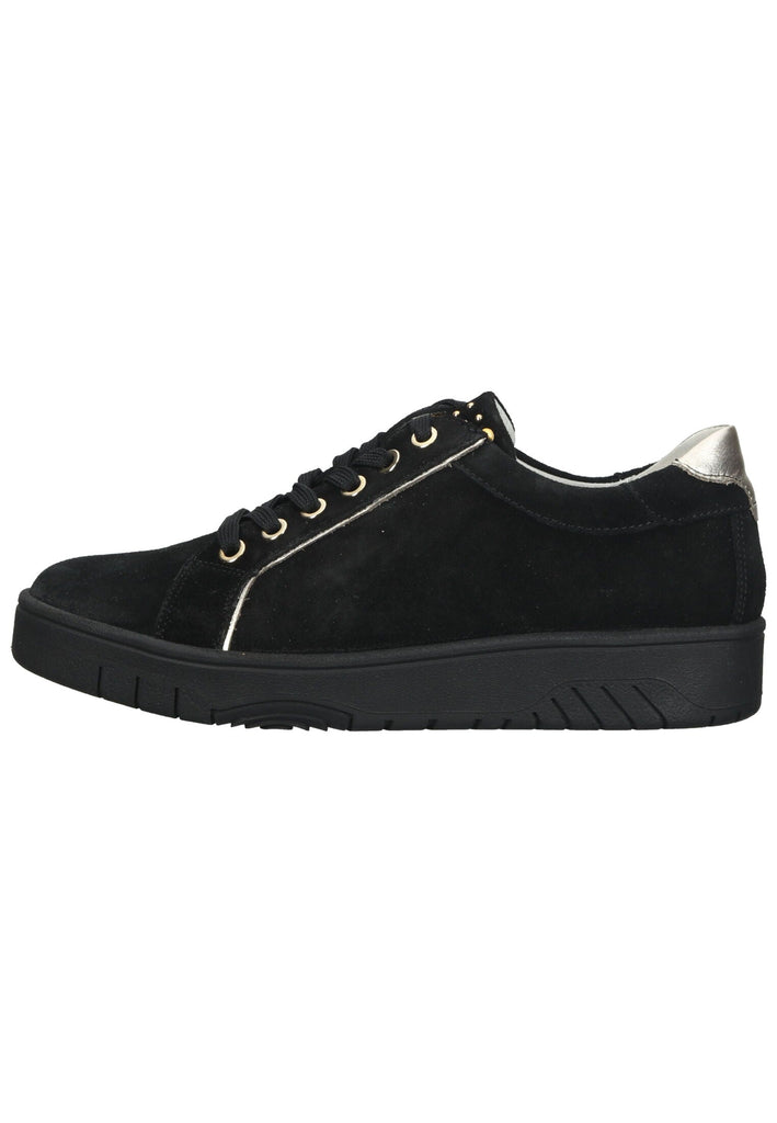 Waldläufer Sneaker Leder Schwarz