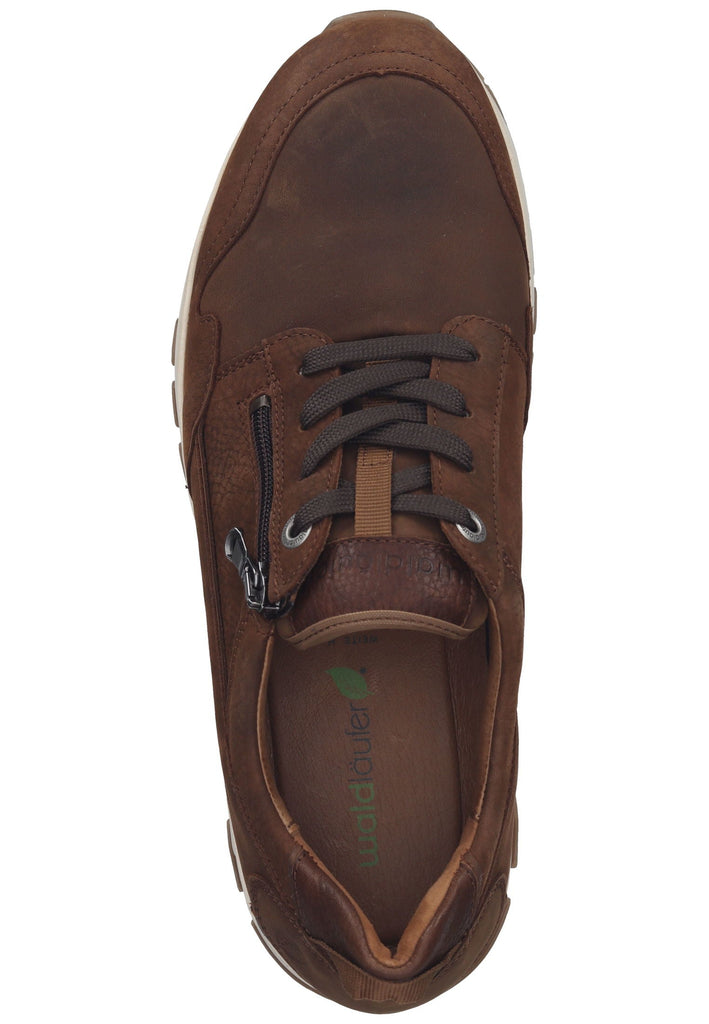 Waldläufer Sneaker Leder Tabak