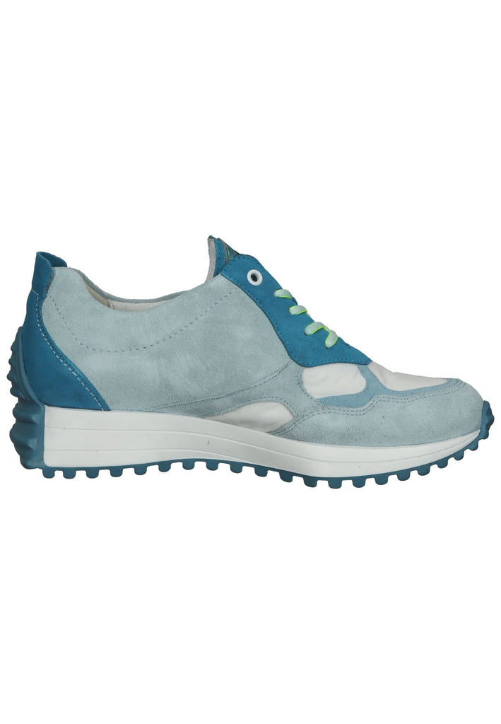 Waldläufer Sneaker Leder/Textil Blau/Weiß