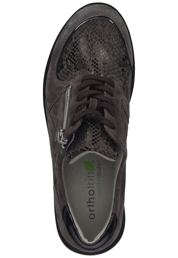 Waldläufer Sneaker Leder/Textil Carbon