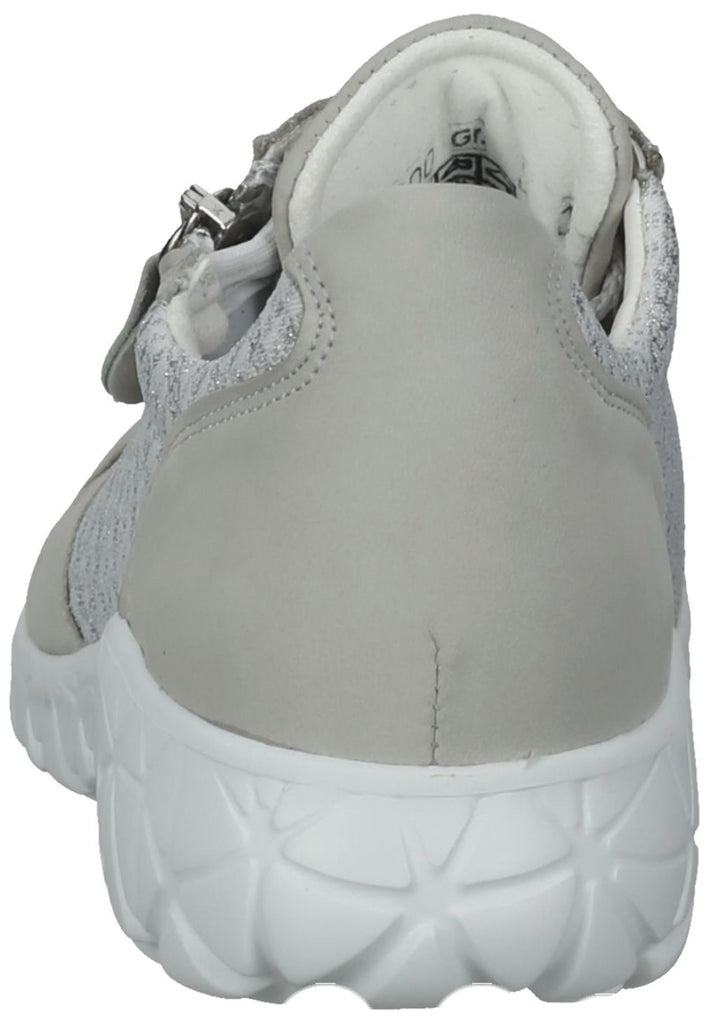 Waldläufer Sneaker Leder/Textil Hellgrau