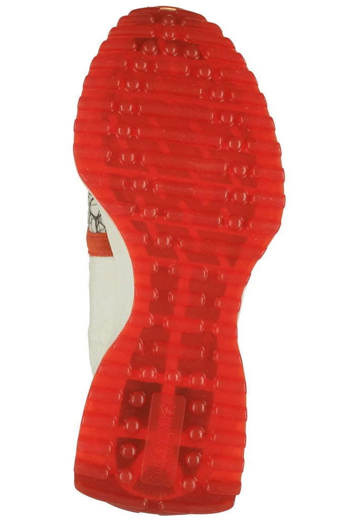 Waldläufer Sneaker Leder/Textil Weiß/Orange